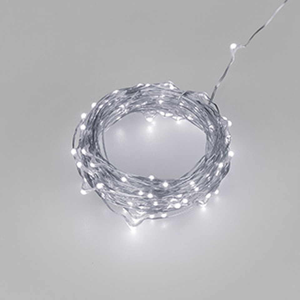 Фото №1  Ardecoled Светодиодная гирлянда ARD-DEW-HOME-10000-CLEAR-100LED-LIVE White6000 (5V, USB, ПДУ) ( IP20)