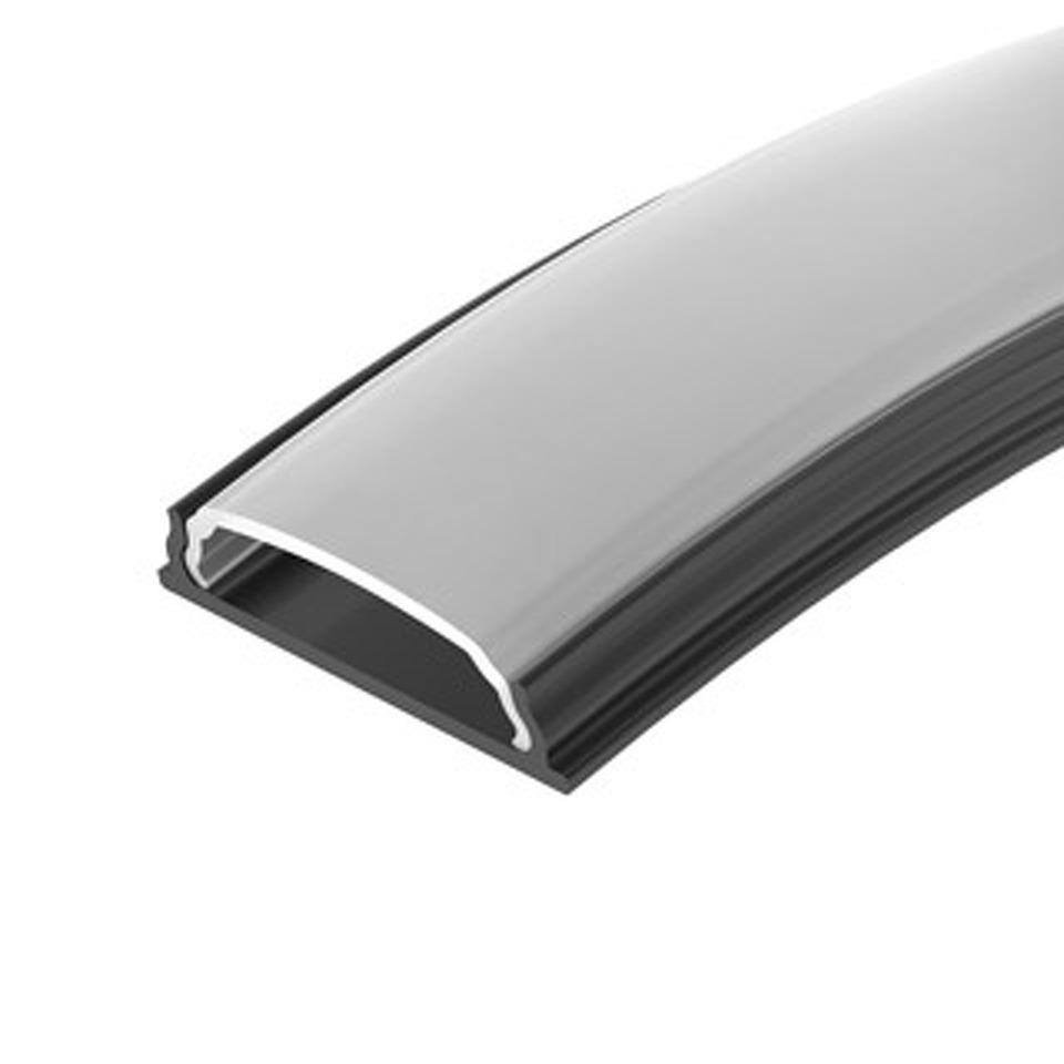 Фото №1  Arlight Профиль ARH-BENT-W18-2000 ANOD BLACK ( Алюминий)