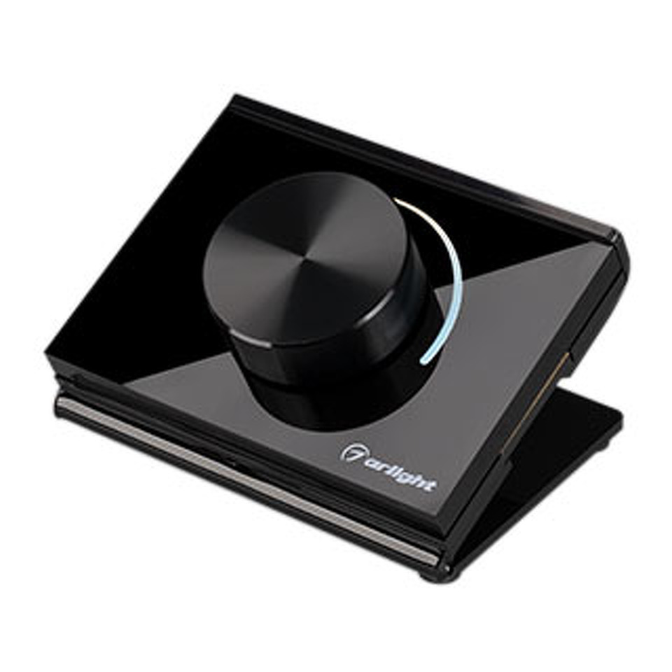 Фото №1  Arlight Панель SMART-P100-MIX-SUF Black (3V, Rotary, 2.4G) ( IP20 Пластик, 5 лет)