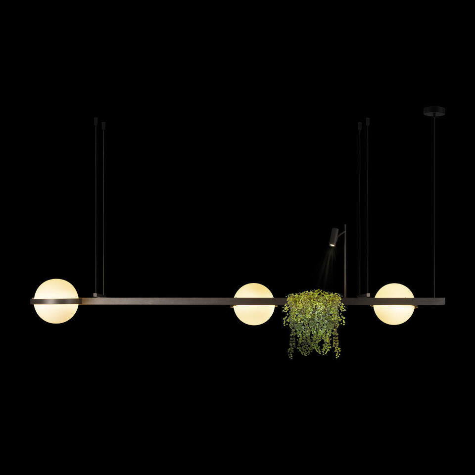 Фото №6  Подвесной светильник 10121/C Dark grey Подвесной светильник LOFT IT Jardin