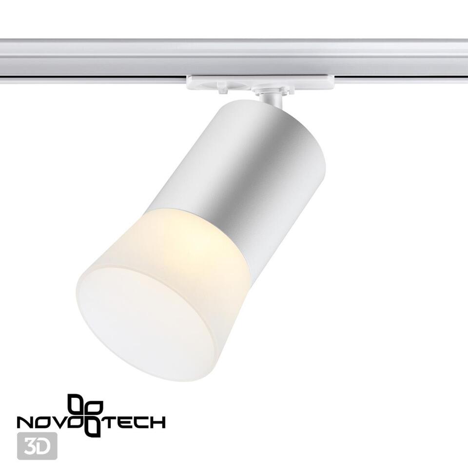 Фото №5  NOVOTECH 370903 PORT NT22 204 белый Светильник трековый однофазный двухжильный (универсальный) IP20 GU10 9W 220V ELINA