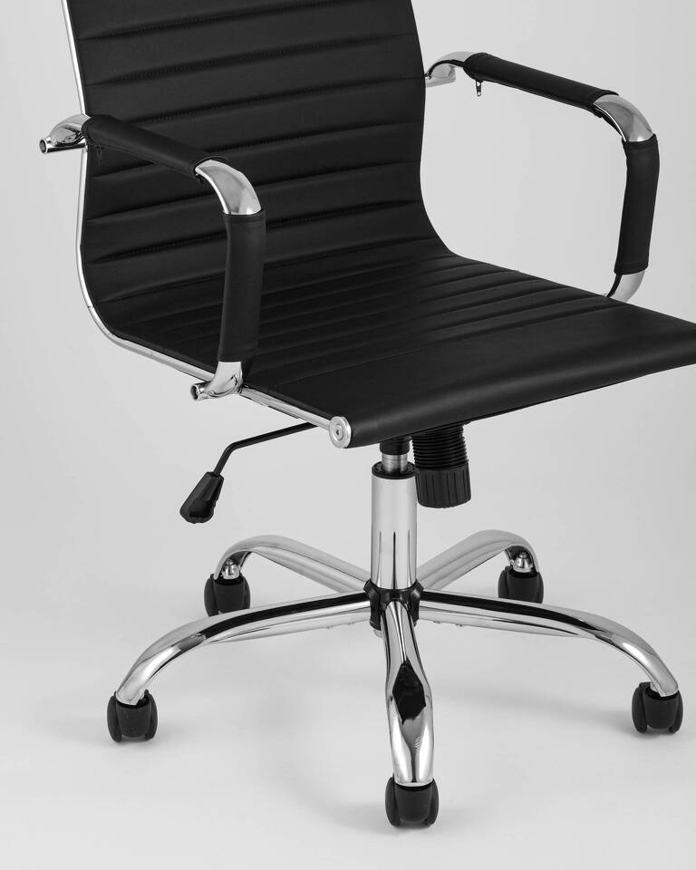 Фото №10  Кресло Кресло офисное TopChairs City S черное