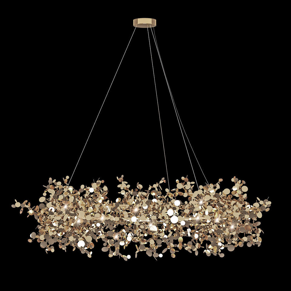 Фото №5  Люстра 10101/800 Gold Подвесная люстра LOFT IT Spark