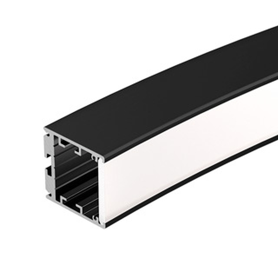 Фото №1  Arlight Профиль SL-ARC-3535-D320-N90 BLACK (260мм, дуга 1 из 4) ( Алюминий)