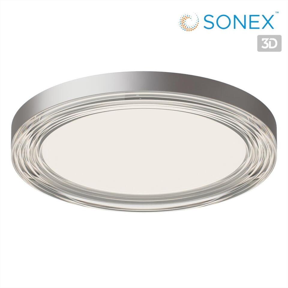 Фото №6  SONEX 7728/112L MITRA LED SN 541 Светильник металл/акрил/серебро/прозрачный LED 112Вт 4000K D500 IP20 INFINITA