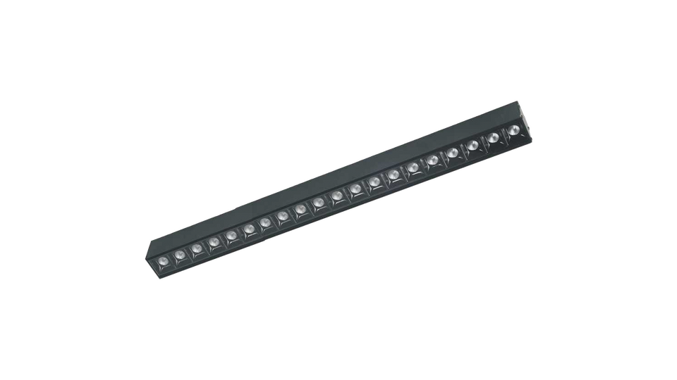 Фото №1  SWG PRO LED трековый диммируемый светильник SY Черный 30Вт 3000К, SY-DIM-601225-BL-30-WW