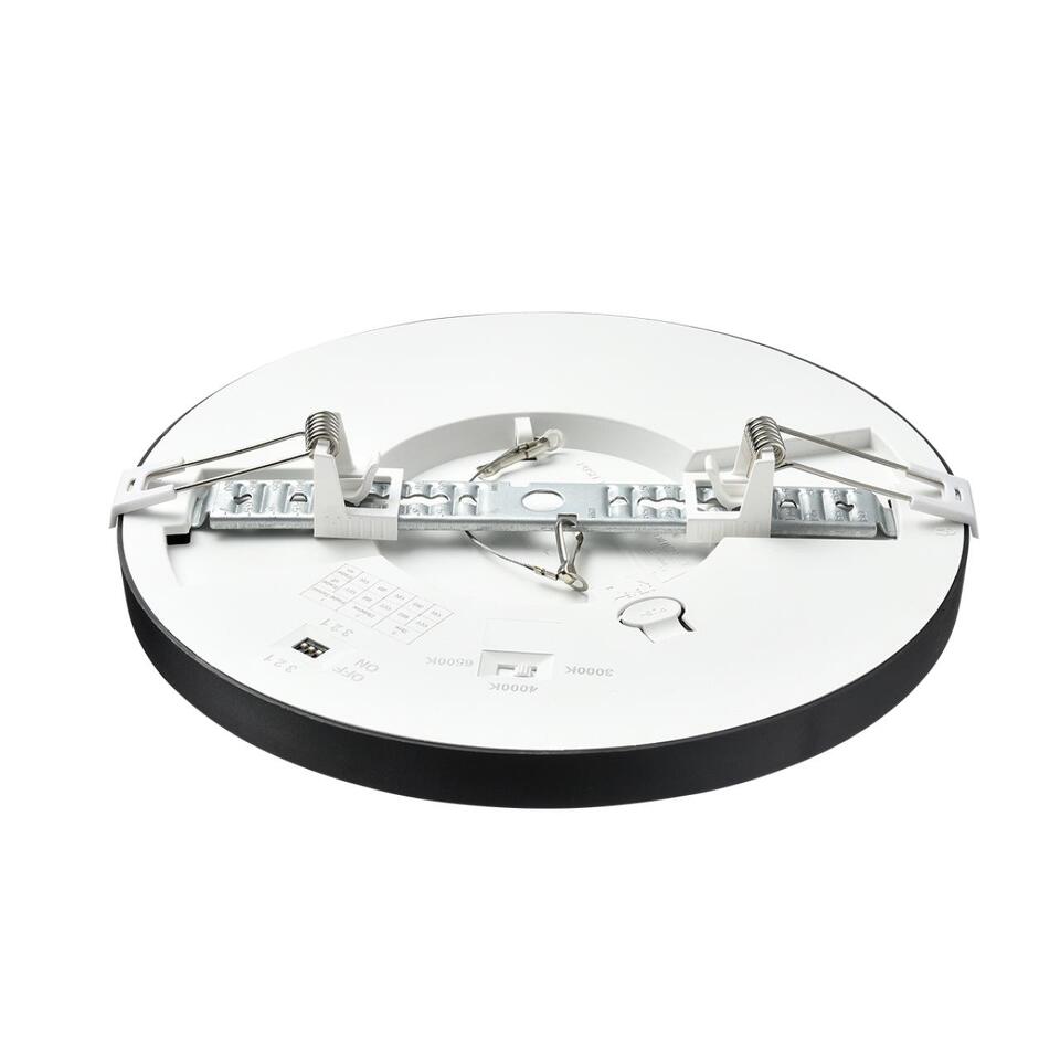 Фото №8  SONEX 7788/18L MITRA LED SN 537 Светильник пластик/белый/черный LED 18Вт 3000/4000/6500К D225 IP44 CCT/датчик движения NEBULA BLACK