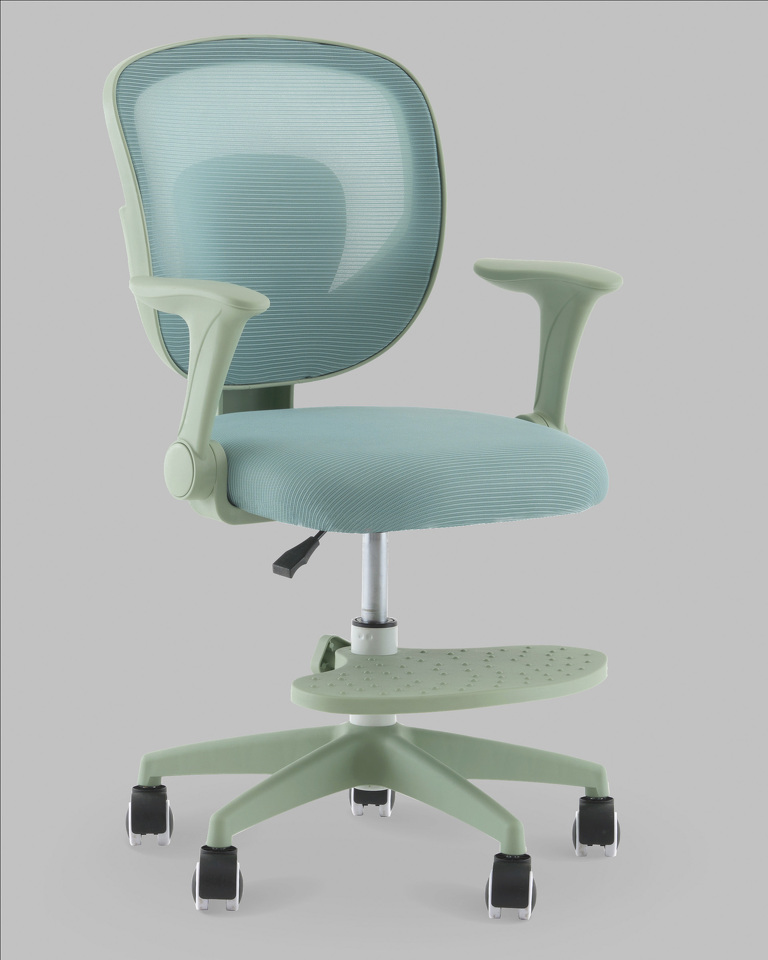 Фото №9  Кресло TopChairs Mila голубой