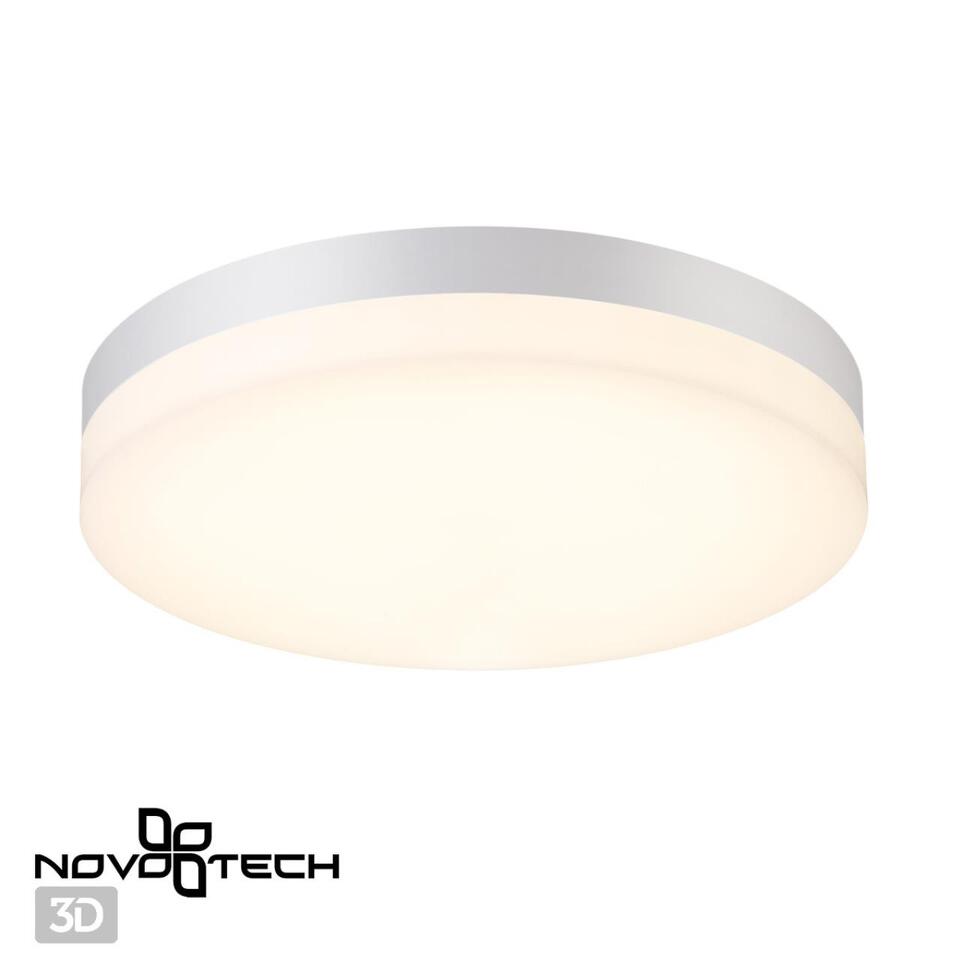 Фото №4  NOVOTECH 358885 STREET NT22 782 белый Светильник ландшафтный светодиодный IP54 LED 4000К 30W 220V OPAL
