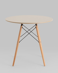 Превью фото №3  Стол Eames DSW NEW D80 бежевый
