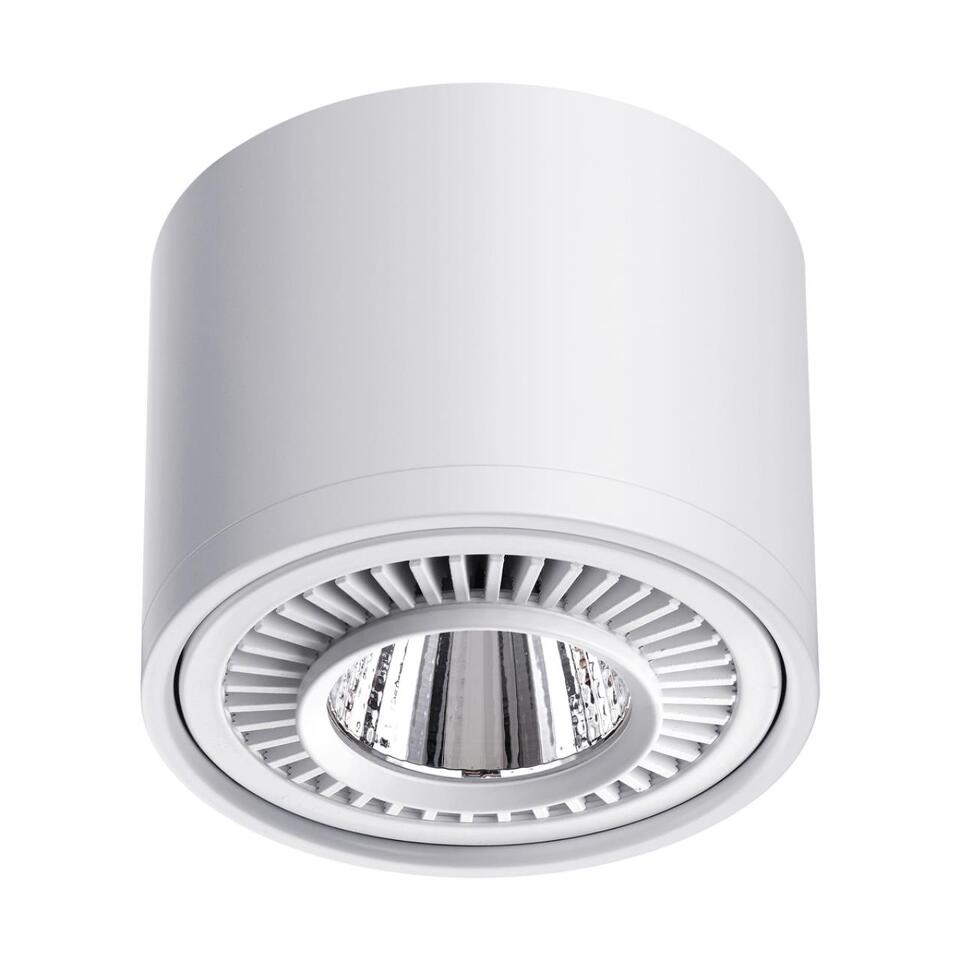 Фото №7  NOVOTECH 358813 OVER NT21 378 белый Светильник накладной светодиодный IP20 LED 18W 1600Лм 4000K 220V GESSO