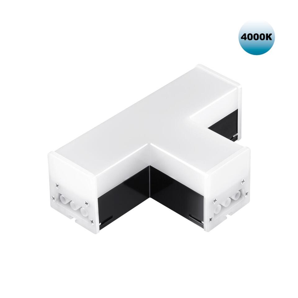 Фото №6  NOVOTECH 359115 OVER NT23 060 черный Светильник-соединитель "Т"- образный IP20 LED 10W 4000K 100-265V 900Лм BITS