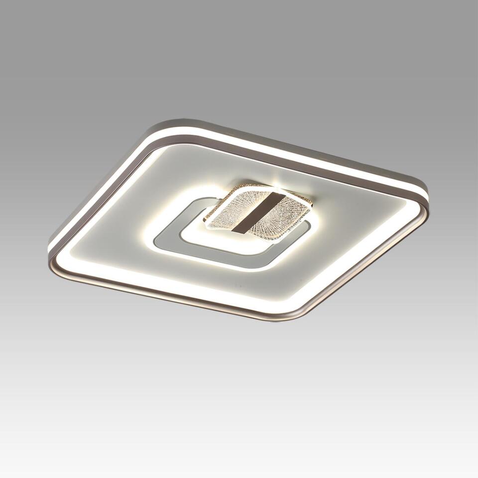 Фото №10  SONEX 7786/85L PIKO LED SN 607 Светильник металл/белый/бронза LED 85Вт 3000-6500K 490х490 IP20 пульт ДУ GEMINI