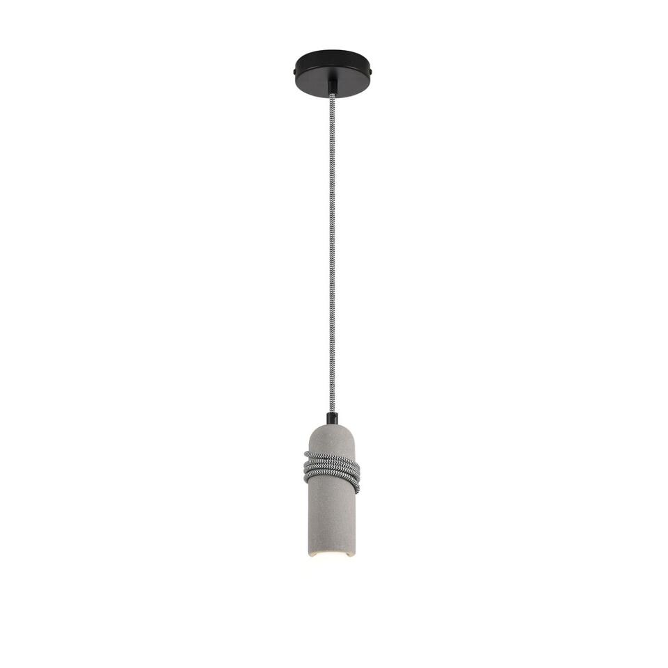 Фото №7  Подвесной светильник LUMION 8365/1A ECO LN26 330 черный/серый, металл/бетон Подвес E27 LED 10W 220V TESLA
