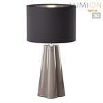 Превью фото №1  Настольная лампа LUMION 8125/1T COMFI LN26 478 черный/серый, керамика/текстиль Настольная лампа E27 1*60W 220V HINAMI