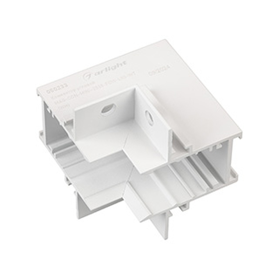 Фото №1  Arlight Коннектор угловой MAG-CON-MINI-2538-FDW-L90-INT (WH) ( IP20 Металл, 5 лет)