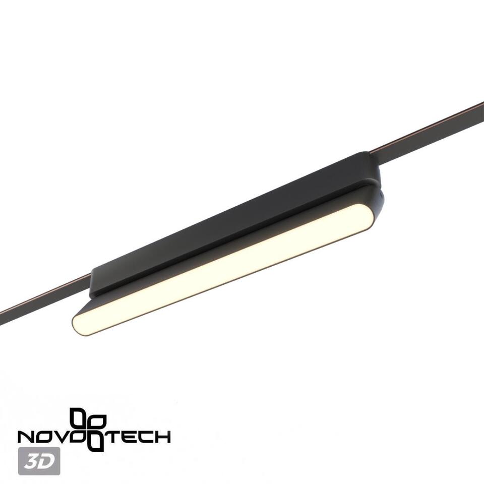 Фото №8  NOVOTECH 359467 SHINO NT24 101 черный Трековый смарт-светильник для низковольтного шинопровода с двумя режимами работы IP20 LED 18W 24V 3000-6000K EASY