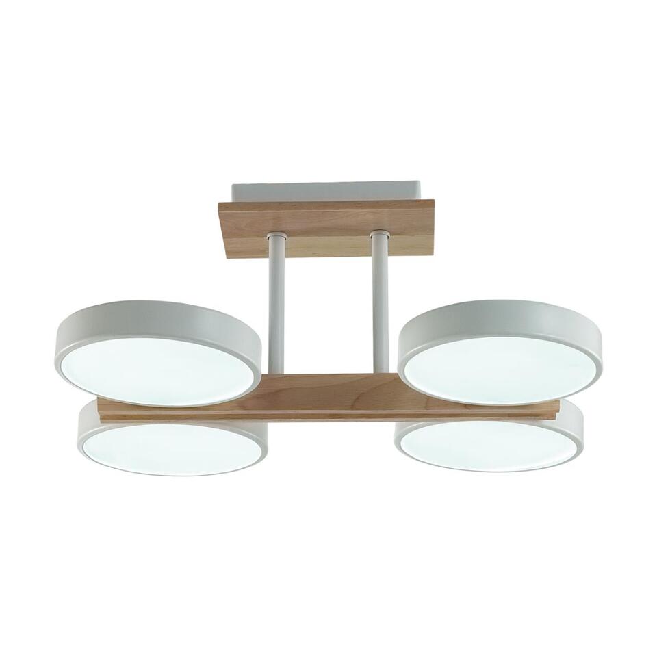 Фото №9  LUMION 8030/72CL LEDIO LN26 345 белый, дерево/металл/акрил Потолочный светильник LED 72W 3000/4000/6000К 220V PLATO