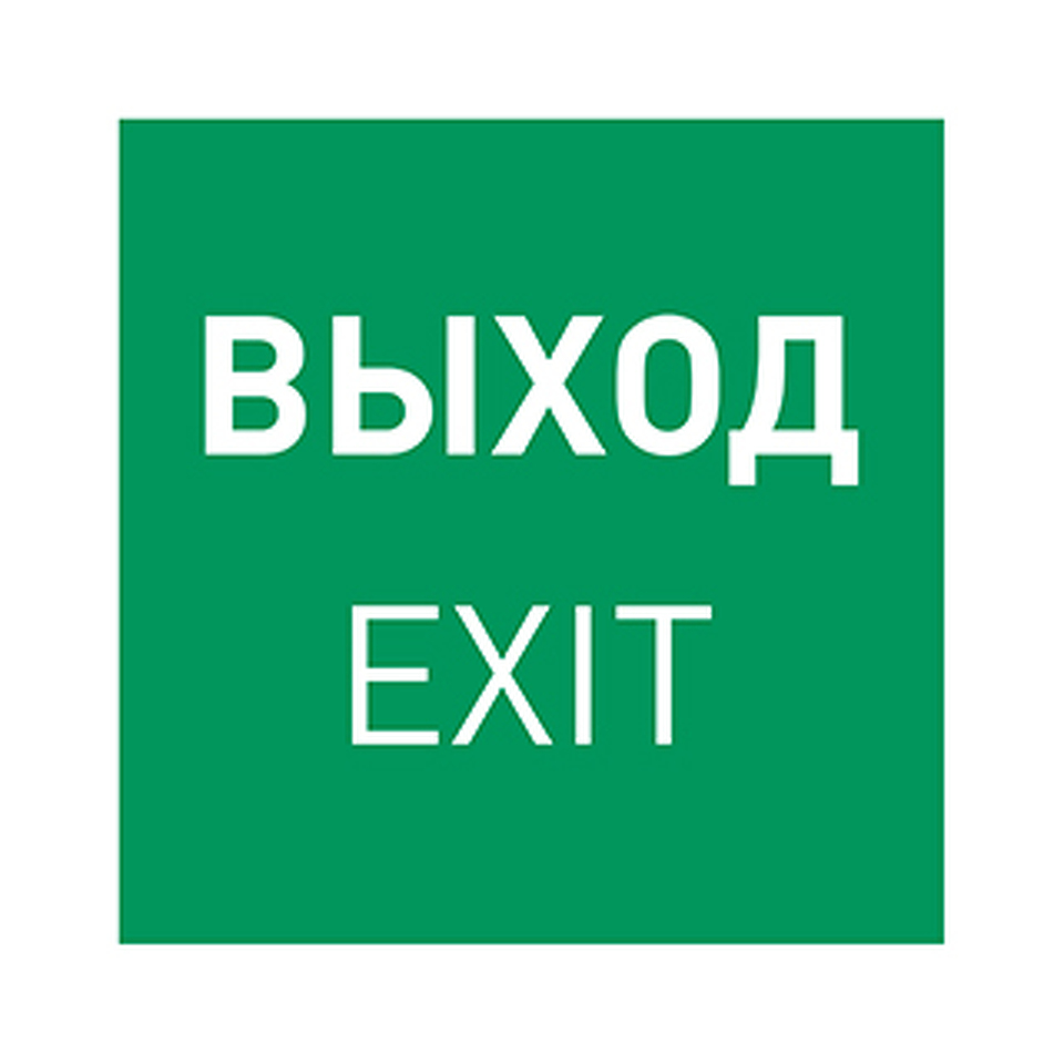 Фото №1  Arlight Пиктограмма EMGP-MARK-EXIT (Выход) ( Пластик)