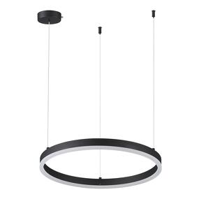 Фото LUMION 6530/34L LEDIO LN26 262 чёрный Светильник подвесной LED 34W  3000/4000/6000К 220V ECHO