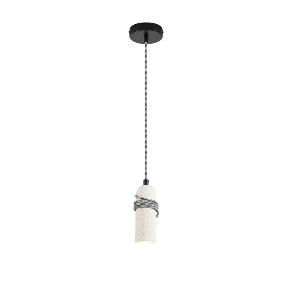 Фото №6  Подвесной светильник LUMION 8363/1A ECO LN26 330 черный/белый, металл/бетон Подвес E27 LED 10W 220V TESLA