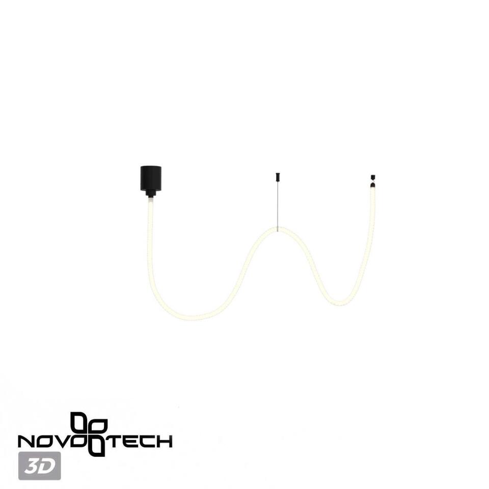 Фото №8  Подвесной светильник NOVOTECH 359329 KONST NT24 066 черный Светильник светодиодный IP20 LED 4000K 25W 170-265V 2420Лм RAMO