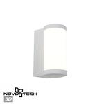 Превью фото №1  NOVOTECH 359299 STREET NT24 776 белый Светильник ландшафтный настенный IP65 LED 6W 4000K 180-265V OPAL