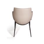 Превью фото №9  Top concept Стул с подлокотниками София, иск.кожа soft-touch, серый