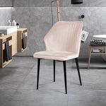 Превью фото №14  Top concept Стул Берг, бархат светло-бежевый 2