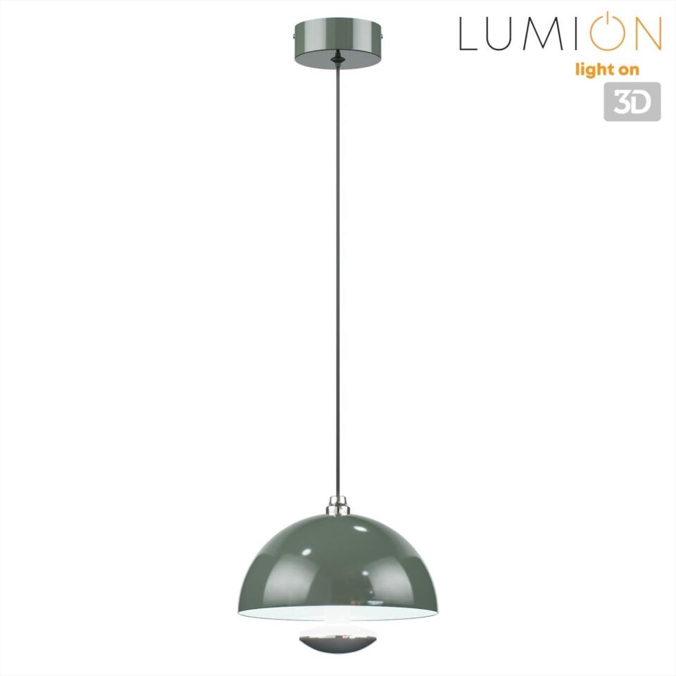 Фото №10  Подвесной светильник LUMION 6569/6L LEDIO LN26 402 белый/серый, хром/металл, акрил/ Подвес  3000/4000/6000К LED 6W 220V GLOBE