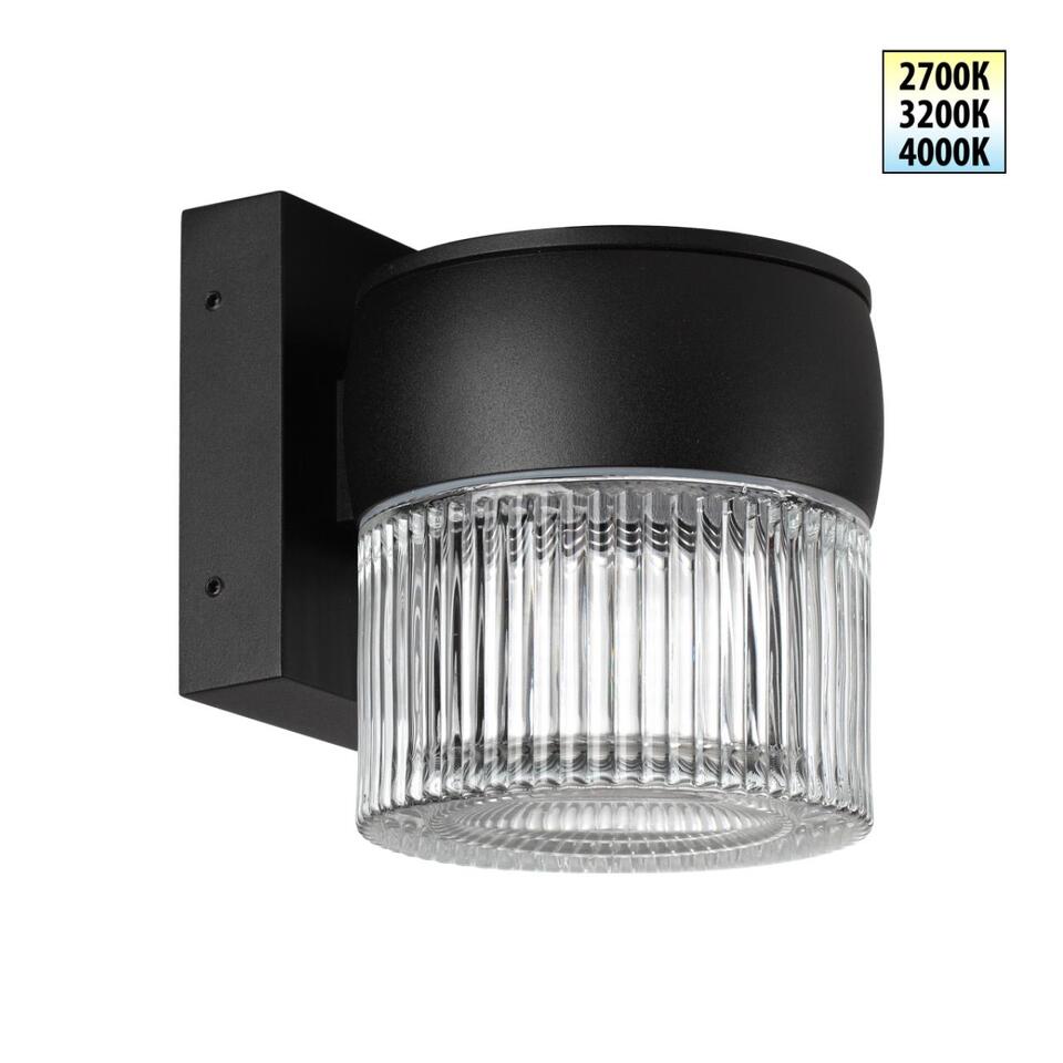 Фото №7  NOVOTECH 359717 STREET NT25 718 черный Светильник ландшафтный с переключателем цв. температуры IP65 LED 8W 100-240V 2700К/3200К/4000К ESTIMA