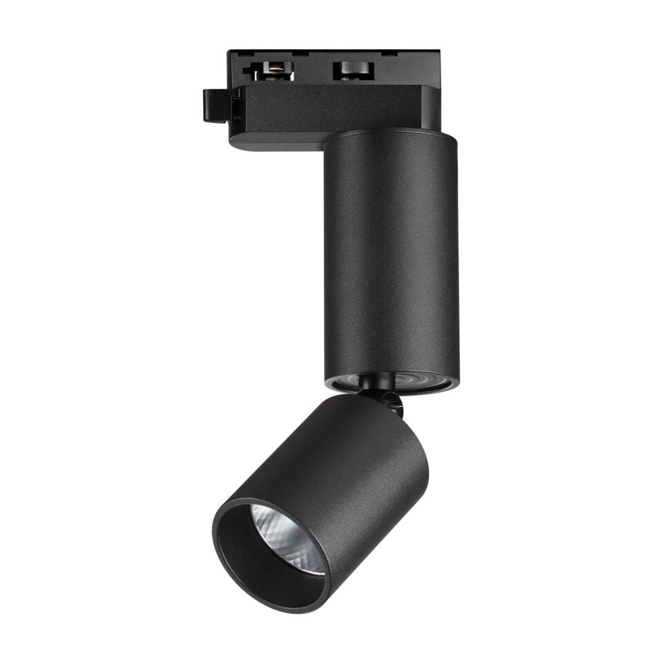 Фото №10  NOVOTECH 359319 PORT NT24 210 черный Светильник трековый однофазный трехжильный IP20 LED 5W 85-265V 3000K 600Лм TUBO