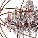 Превью фото №3  Люстра LOFT1897/15 Подвесная люстра LOFT IT Foucaults orb crystal