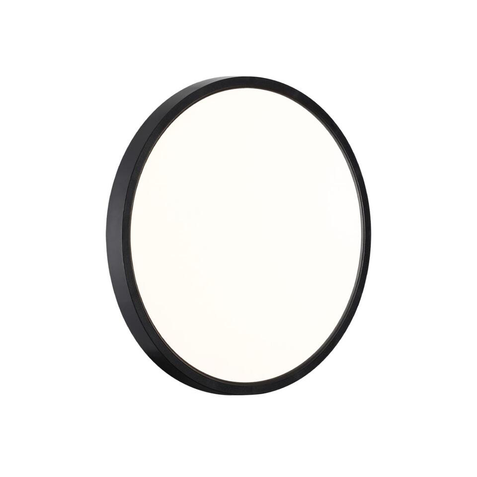 Фото №12  SONEX 7660/24L MITRA LED SN 554 Светильник пластик/белый/черный LED 24Вт 3000/4000K D300 IP40 ALFA BLACK