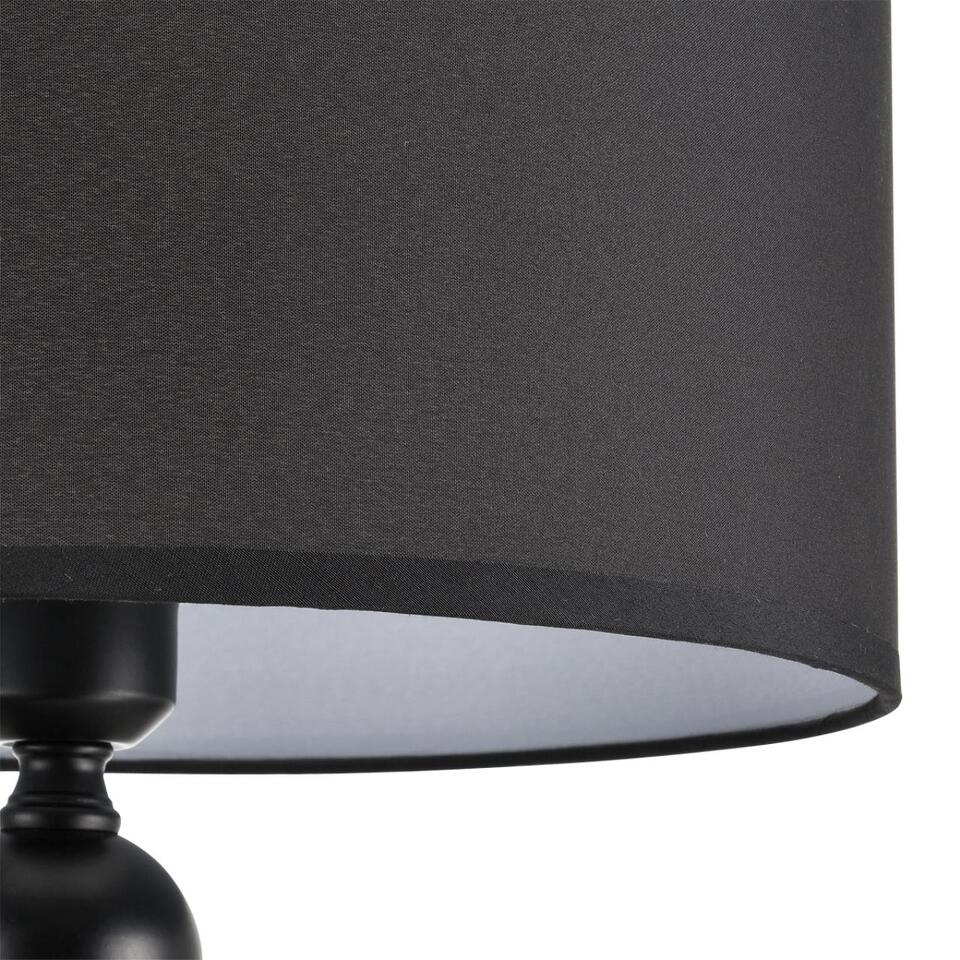 Фото №8  Торшер LUMION 8078/1F NEOCLASSI LN26 467 черный, металл/текстиль Торшер E27 1*60W 220V TAPIA