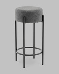 Превью фото №2  Стул барный Беккет букле темно-серый