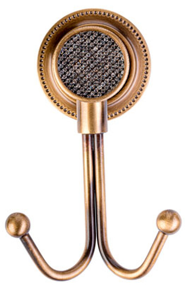 Фото №1  Boheme Крючок двойной ROYALE CRISTAL BR