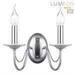 Превью фото №1  LUMION 8034/2W CLASSI LN26 000 металл/стекло, хром/прозрачный Бра E14 2*40W 220V INCANTO