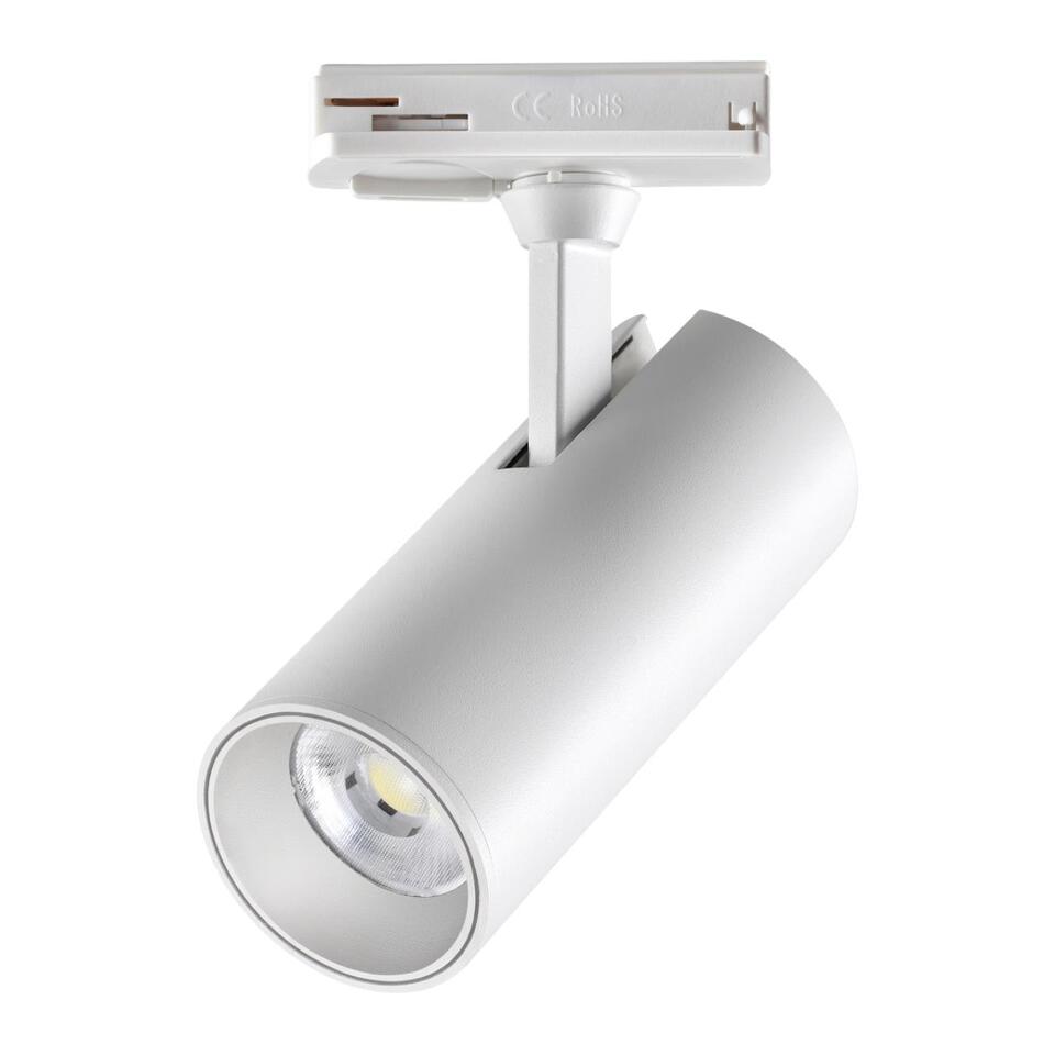 Фото №6  NOVOTECH 359155 PORT NT23 200 белый Светильник трековый однофазный двухжильный IP20 LED 24W 220V 3000К 2300Лм SELENE
