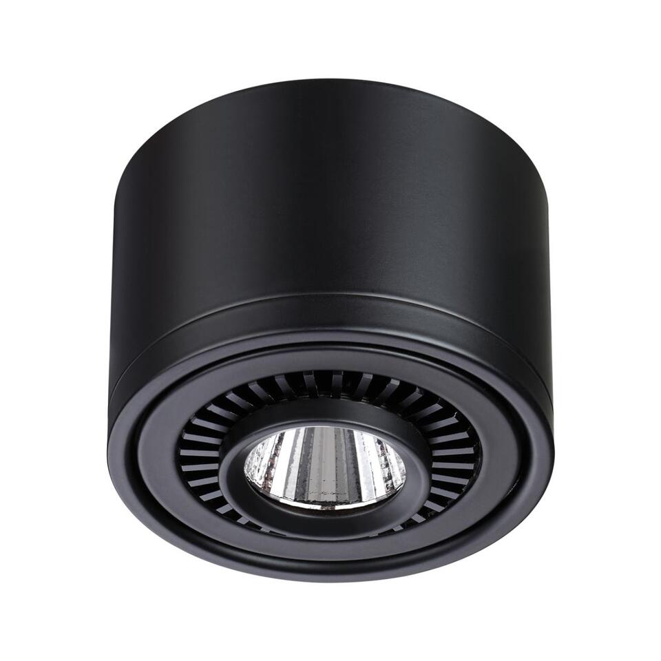 Фото №7  NOVOTECH 358812 OVER NT21 378 черный Светильник накладной светодиодный IP20 LED 9W 770Лм 4000K 220V GESSO