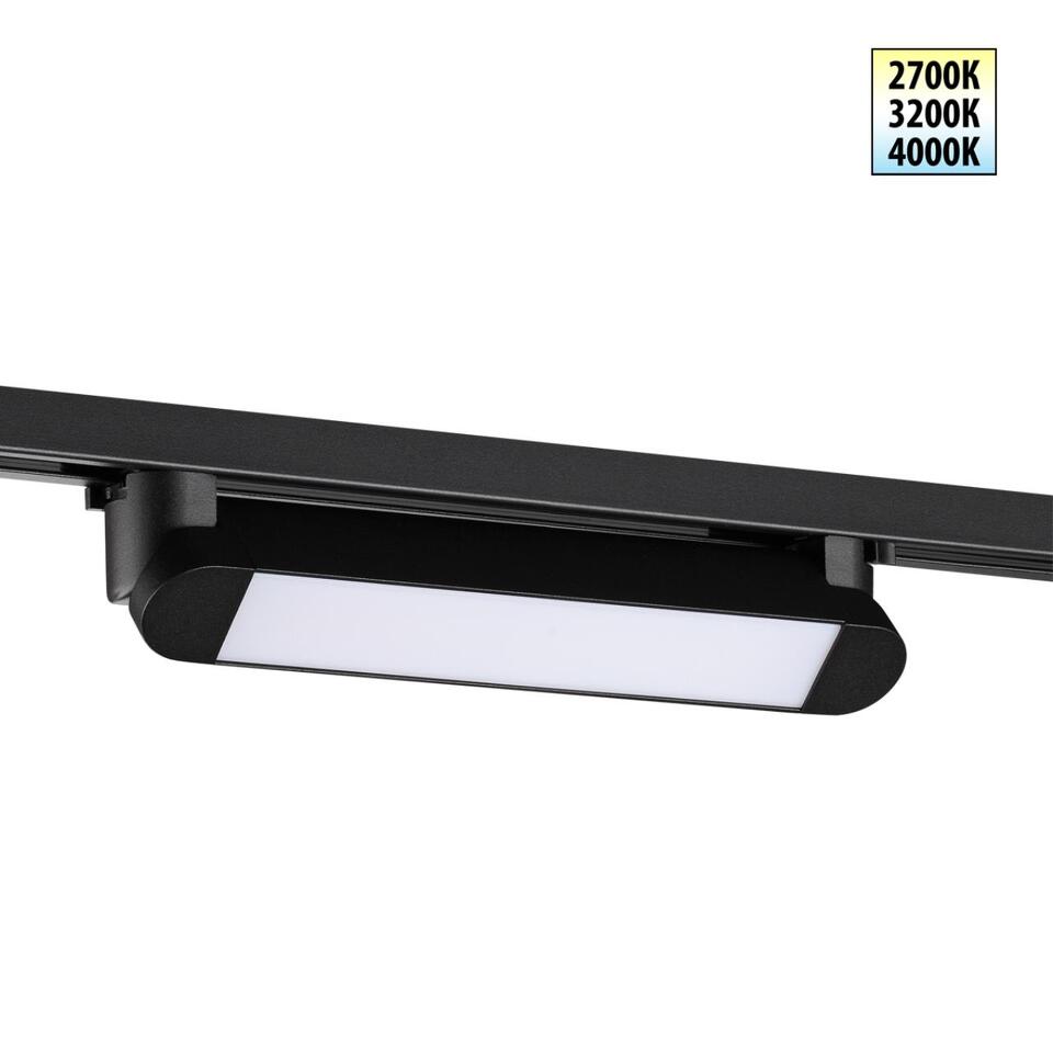 Фото №8  NOVOTECH 359791 PORT NT25 236 черный Светильник однофазный двухжильный трековый с переключ. цв. температуры IP20 LED 12W 180-265V 2700К/3200К/4000К ITER