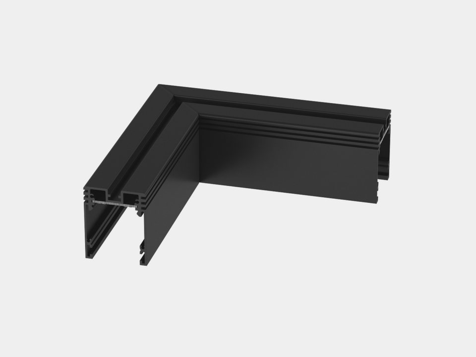 Фото №2  SWG PRO Коннектор угловой потолочный SY Черный PCB Серебро SY-601901-CN-BL