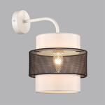 Превью фото №4  LUMION 8002/1W MODERNI LN25 000 белый, черный металл/металл, текстиль Бра Е27 60W 220V ANIMAISA