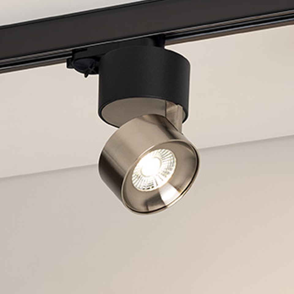 Фото №1  Arlight Светильник SP-PLURIO-TRACK-4TR-R77-9W Day4000 (BK-NI, 36 deg, 230V) ( IP20 Металл, 3 года)