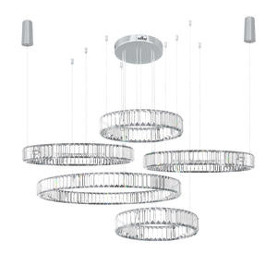Фото №4  Подвесной светильник 10135/5 Chrome Подвесной светильник LOFT IT Crystal ring