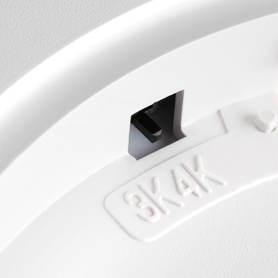 Фото №12  SONEX 7661/32L MITRA LED SN 555 Светильник пластик/белый LED 32Вт 3000/4000K D400 IP40 OMEGA WHITE