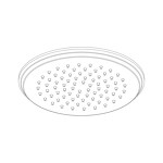 Превью фото №6  SF154AXX AQUAelite INstile верхний душ, 220 мм Никель шлифованный, 07Q