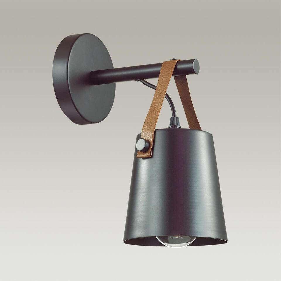 Фото №2  LUMION 3641/1W LOFTI LN18 225 матовый черный Бра E27 60W 220V TRISTEN