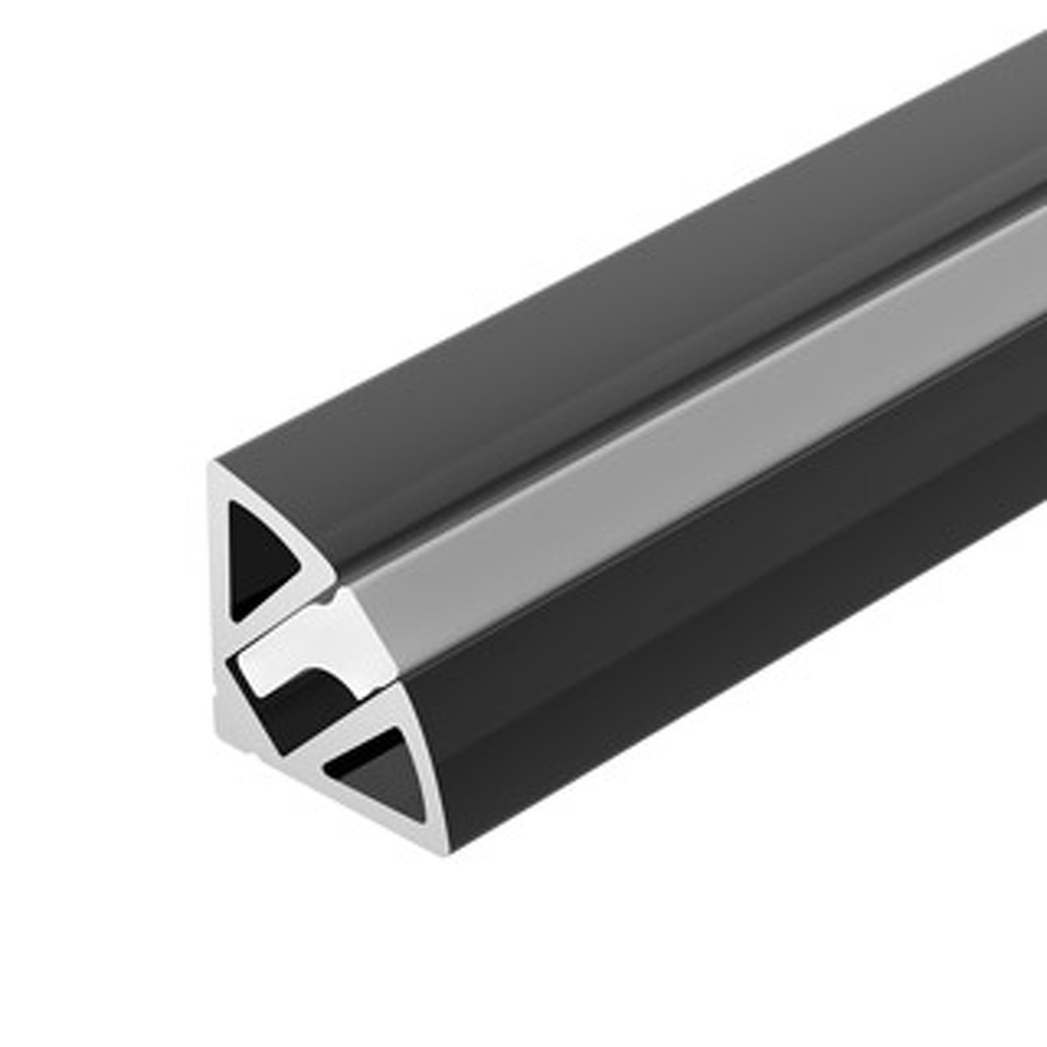 Фото №1  Arlight Профиль SL-KANT-H11-2000 ANOD BLACK ( Алюминий)