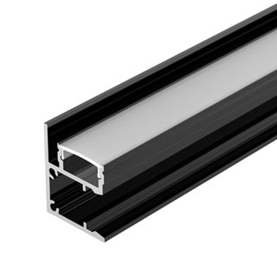 Фото №1  Arlight Профиль WALL-2228-2000 ANOD BLACK ( Алюминий)